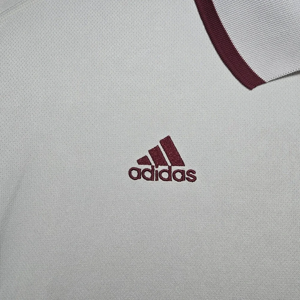 Adidas Mississippi State Bulldogs Climalite Polo Shirt Mens 3XL Gray Maroon